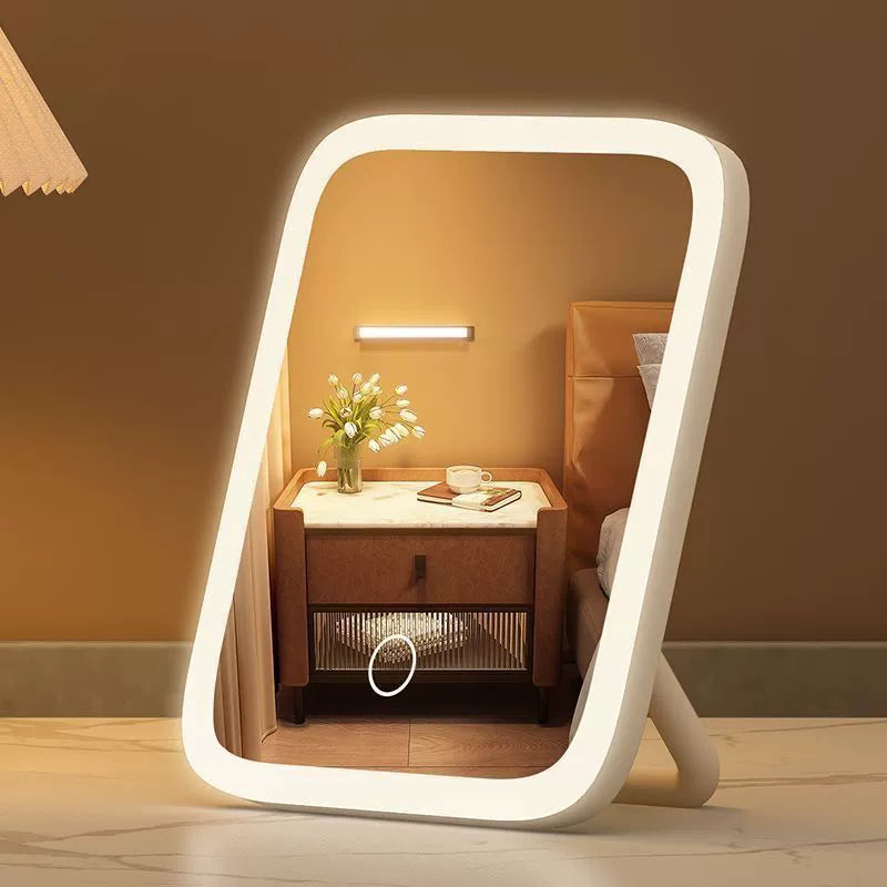 Espelho Smart com LED Brilho Regulável e Design Dobrável